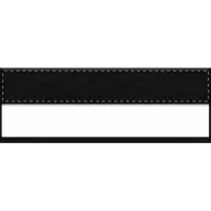   Suport pentru nume, 70×25×4 mm, Everestus, 20FEB3256, Aluminiu, Hartie, Negru