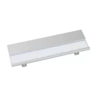   Suport pentru nume, 70×25×4 mm, Everestus, 20FEB3261, Aluminiu, Hartie, Argintiu