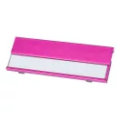 Suport pentru nume, 70×25×4 mm, Everestus, 20FEB3259, Aluminiu, Hartie, Roz