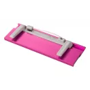 Suport pentru nume, 70×25×4 mm, Everestus, 20FEB3259, Aluminiu, Hartie, Roz