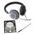 Headphones, 160×170×75 mm, Everestus, 20FEB6252, Piele ecologica, Gri