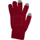 Manusi touchscreen, Everestus, 20FEB17062, Poliester, Rosu, Gri