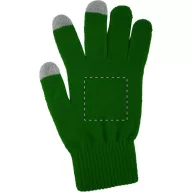   Manusi touchscreen, Everestus, 20FEB17060, Poliester, Verde, Gri