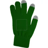   Manusi touchscreen, Everestus, 20FEB17060, Poliester, Verde, Gri