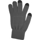 Manusi touchscreen, Everestus, 20FEB17057, Poliester, Gri, Negru