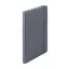 Agenda, Everestus, 42FEB231408, A5, Velina, Coperta standard, 100 file, 147x210x15 mm, Poliuretan, Gri