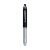Stylus touch ball pen, ø12×130 mm, Everestus, 20FEB2095, Aluminiu, Negru
