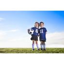 Minge de fotbal, marime 5, ø220 mm, Everestus, 20FEB7756, PVC, Negru