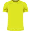Sport t-shirt, unisex, L, S-XXL, 20FEB16991, Poliester, Galben
