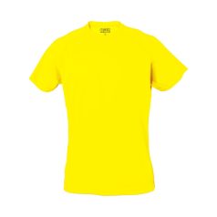   Sport t-shirt, unisex, S, S-XXL, 20FEB16993, Poliester, Galben