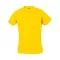 Sport t-shirt, unisex, L, S-XXL, 20FEB17011, Poliester, Galben