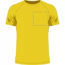 Sport t-shirt, unisex, M, S-XXL, 20FEB17012, Poliester, Galben