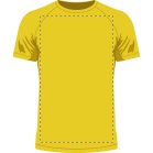 Sport t-shirt, unisex, S, S-XXL, 20FEB17013, Poliester, Galben