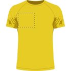 Sport t-shirt, unisex, S, S-XXL, 20FEB17013, Poliester, Galben