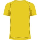 Sport t-shirt, unisex, S, S-XXL, 20FEB17013, Poliester, Galben