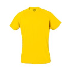   Sport t-shirt, unisex, XL, S-XXL, 20FEB17014, Poliester, Galben