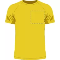   Sport t-shirt, unisex, XL, S-XXL, 20FEB17014, Poliester, Galben