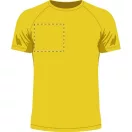 Sport t-shirt, unisex, XL, S-XXL, 20FEB17014, Poliester, Galben