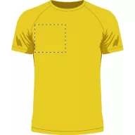   Sport t-shirt, unisex, XL, S-XXL, 20FEB17014, Poliester, Galben