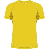   Sport t-shirt, unisex, XL, S-XXL, 20FEB17014, Poliester, Galben