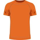 Sport t-shirt, unisex, L, S-XXL, 20FEB16996, Poliester, Portocaliu