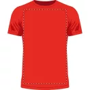 Sport t-shirt, unisex, M, S-XXL, 20FEB16982, Poliester, Rosu