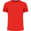 Sport t-shirt, unisex, M, S-XXL, 20FEB16982, Poliester, Rosu