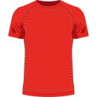 Sport t-shirt, unisex, S, S-XXL, 20FEB16983, Poliester, Rosu