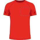 Sport t-shirt, unisex, S, S-XXL, 20FEB16983, Poliester, Rosu
