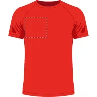   Sport t-shirt, unisex, XL, S-XXL, 20FEB16984, Poliester, Rosu