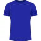 Sport t-shirt, unisex, XL, S-XXL, 20FEB16971, Poliester, Albastru