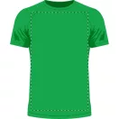 Sport t-shirt, unisex, XL, S-XXL, 20FEB16979, Poliester, Verde