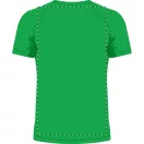 Sport t-shirt, unisex, XL, S-XXL, 20FEB16979, Poliester, Verde