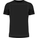 Sport t-shirt, unisex, L, S-XXL, 20FEB16966, Poliester, Negru