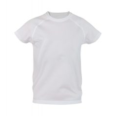   Kids sport t-shirt, unisex, 44175, 4-5, 6-8, 10-12, 20FEB16920, Poliester, Alb