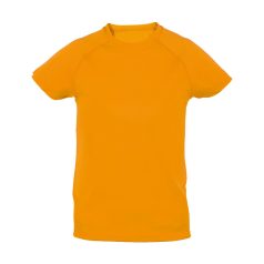   Kids sport t-shirt, unisex, 43955, 4-5, 6-8, 10-12, 20FEB16915, Poliester, Portocaliu