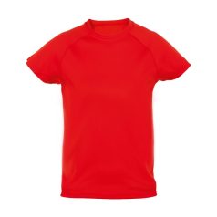   Kids sport t-shirt, unisex, 43955, 4-5, 6-8, 10-12, 20FEB16918, Poliester, Rosu