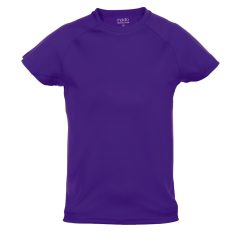   Tricou pentru Copii, 42FEB232864, Tecnic Plus K, Poliester, Unisex, Violet, 10--12