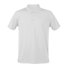 Polo shirt, unisex, L, S-XXL, 20FEB16948, Poliester, Alb