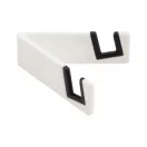 Suport de telefon, 80×28×80 mm, Everestus, 20FEB10486, Plastic, Alb, Negru