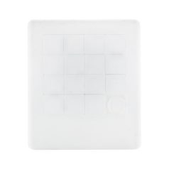 Mini puzzle, 2502E15543, Everestus, 75 x 90 x 6 mm, ABS, Alb