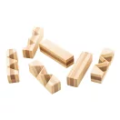 Puzzle, 2502E15540, Everestus, 45 x 45 x 45 mm, Bambus, Natur