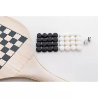   Set tenis plaja, 2502E15030, Everestus, 190 x 350 mm, Lemn, Natur
