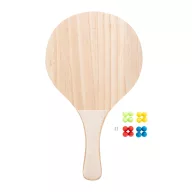   Set tenis plaja, 2502E15030, Everestus, 190 x 350 mm, Lemn, Natur