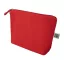 Geanta cosmetice cu fermoar, Everestus, 2610E19116, 230x170x60 mm, Bumbac, Rosu