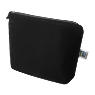   Geanta cosmetice cu fermoar, Everestus, 2610E19113, 230x170x60 mm, Bumbac, Negru