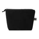 Geanta cosmetice cu fermoar, Everestus, 2610E19113, 230x170x60 mm, Bumbac, Negru