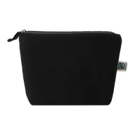   Geanta cosmetice cu fermoar, Everestus, 2610E19113, 230x170x60 mm, Bumbac, Negru