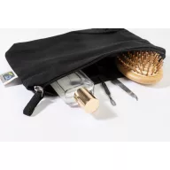   Geanta cosmetice cu fermoar, Everestus, 2610E19113, 230x170x60 mm, Bumbac, Negru