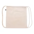 Saculet cu snur, 2502E14900, Everestus, 370 x 410 mm, Bumbac, Natur